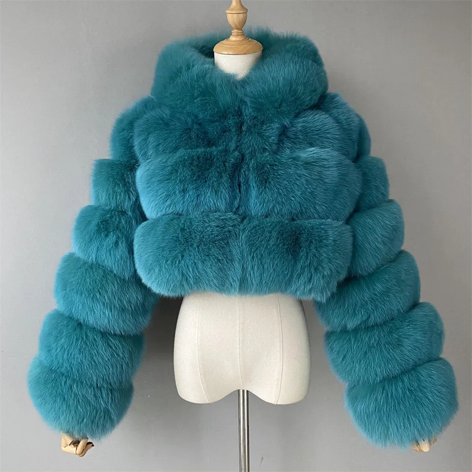 Fox Fur Coat Detail
