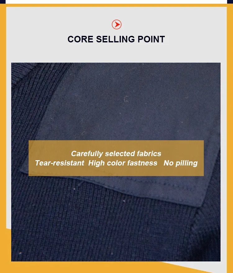 Security V-Neck Sweater Detail 2