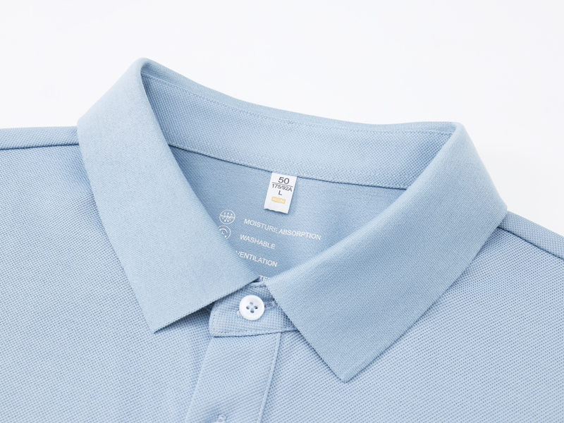 Custom Embroidered Men's Business Casual Wear 100% Cotton Polo Shirt