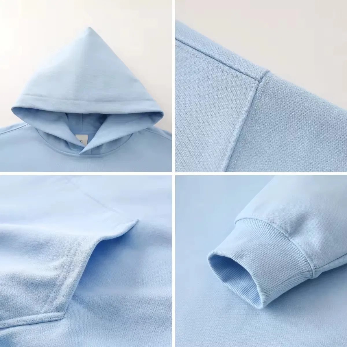 Pullover High Quality 345 350 380 GSM Unisex Blank Manufacturer Oversize Men Custom Graphic Fleece Heavy Weight Men's Hoodies Clothes