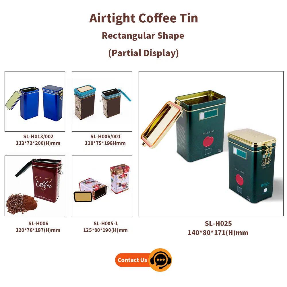 Custom Printing Tinplate Jar Storage Container Drum Shaped Metal Box Packaging Empty Coffee Bean Tin Can Package for Coffee