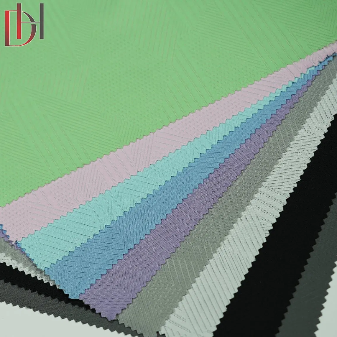 Custom Wholesale Dyed Quick-Drying Breathable Sport Jacquard Shirt Fabric Textile