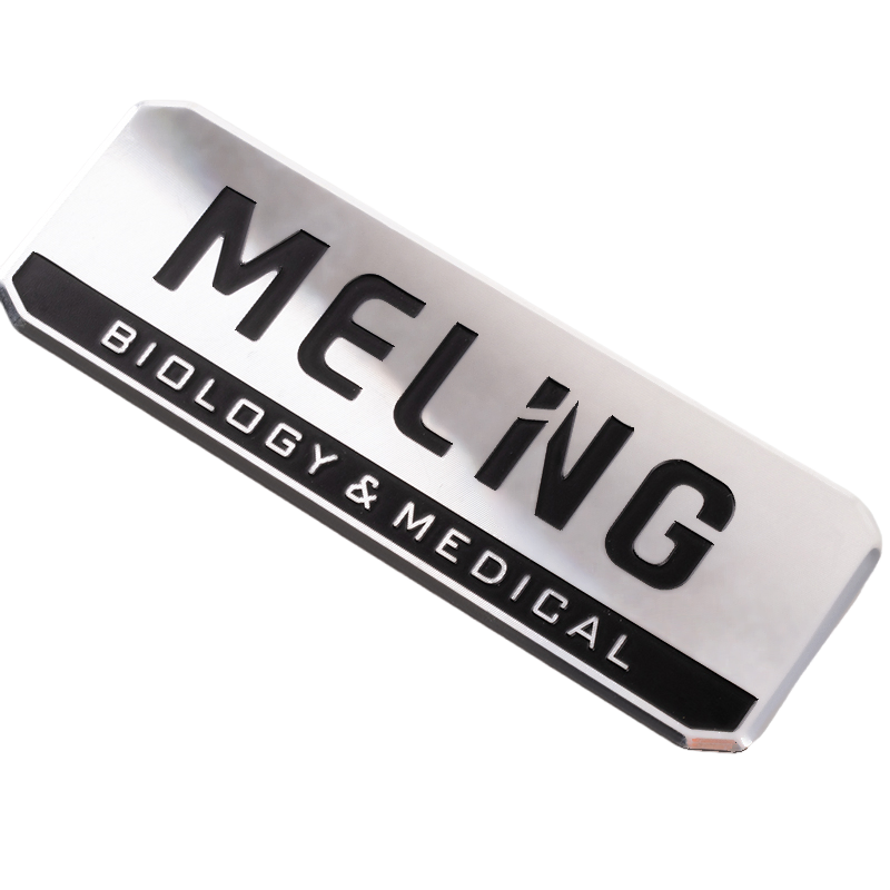 Custom 3D Metal Nickel Self Adhesive Sticker Logo for Branding