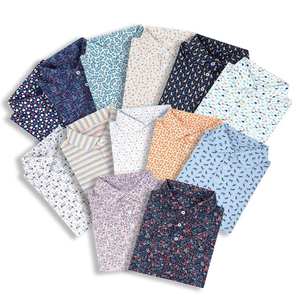 Custom Logo High Quality Manufacturing Company Short Sleeve Golf Clothes Polo Shirts