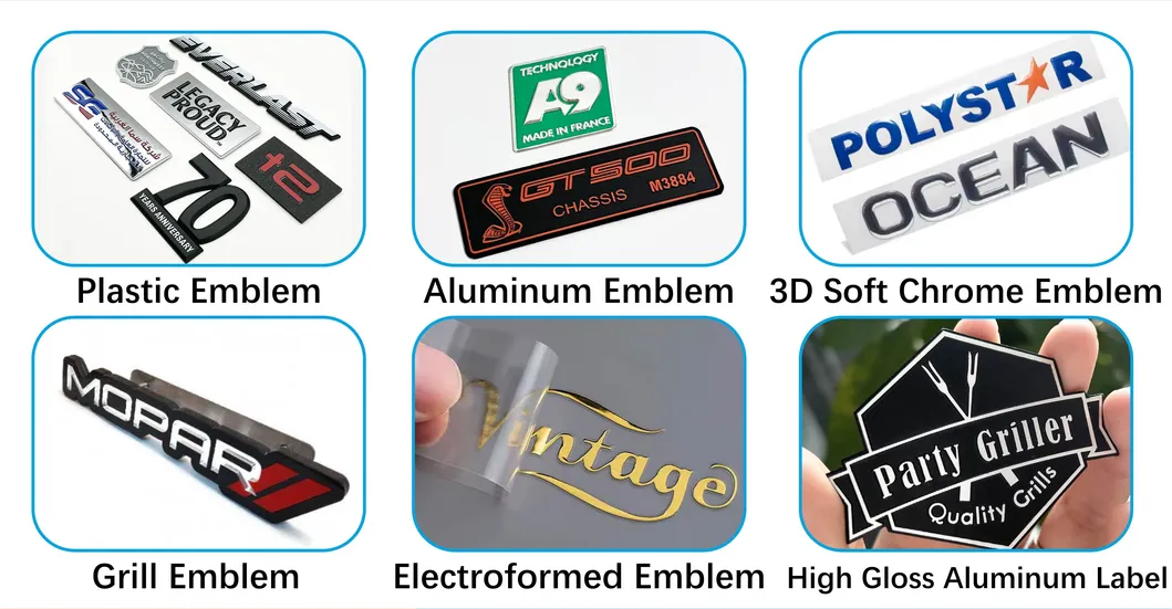 ABS Plastic Auto Emblem