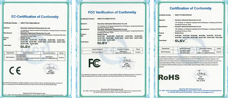 Certificates