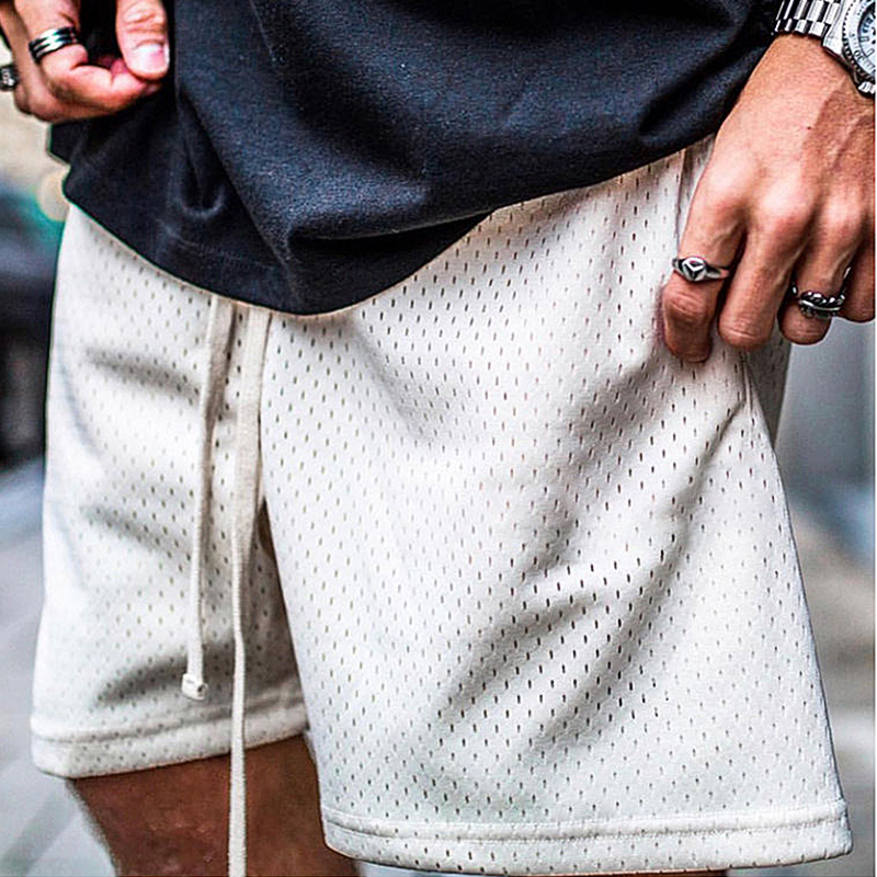 Custom Manufacturer Blank Plain Men's Gym Shorts Quick Dry Athletic Running Joggers Polyester Basketball Mesh Shorts