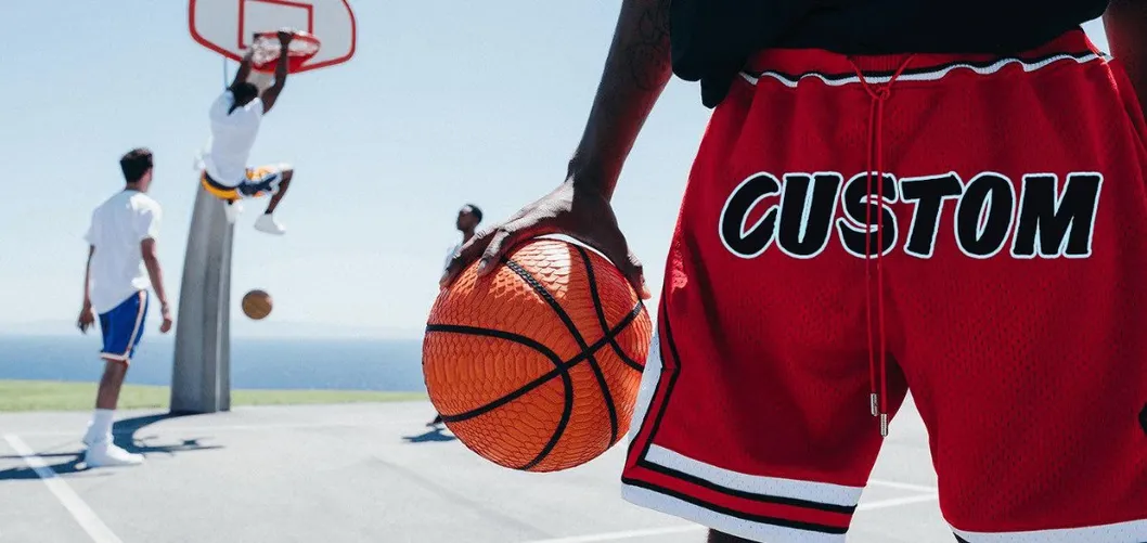 Custom Logo Throwback Basketball Shorts