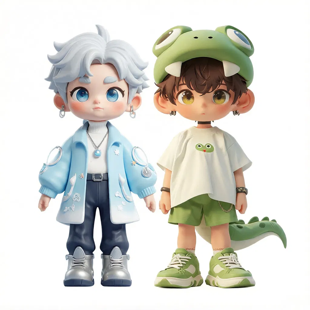 Custom Design Resin Figure Cute Cartoon Character Craft for Decoration