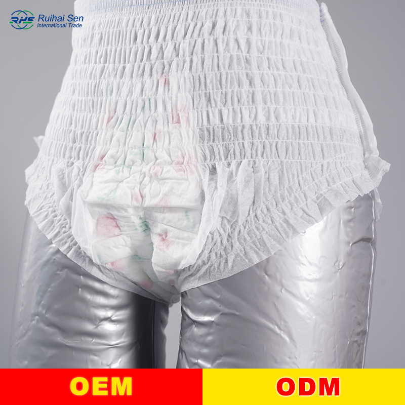 Wholesale OEM Custom Cheap Unisex Adult Disposable Pull up Diapers Pants Manufacturer