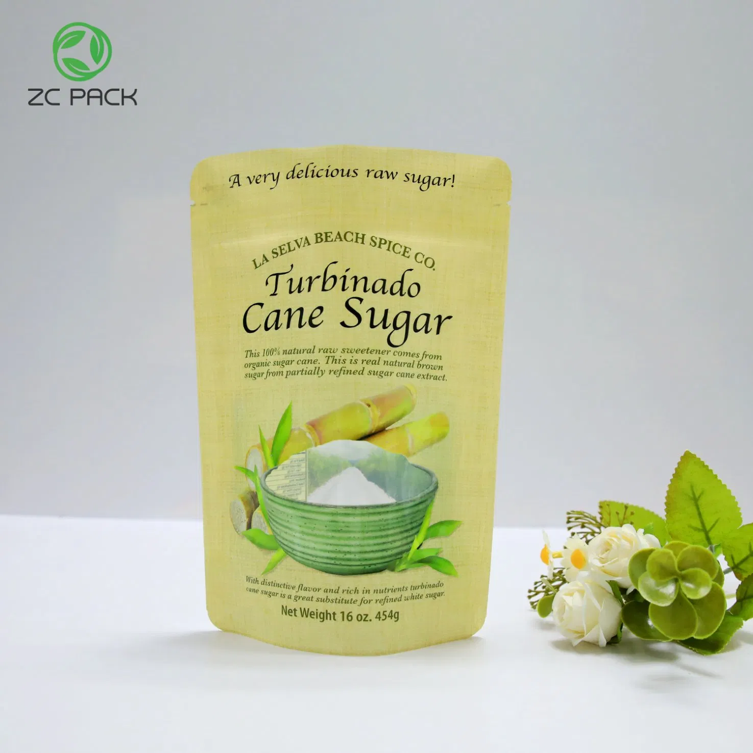 Sugar Powder Food Packaging China Wholesale OEM/ODM Custom Logo Doypack Mylar Plastic Resealable Stand up Bags Package with Zipper