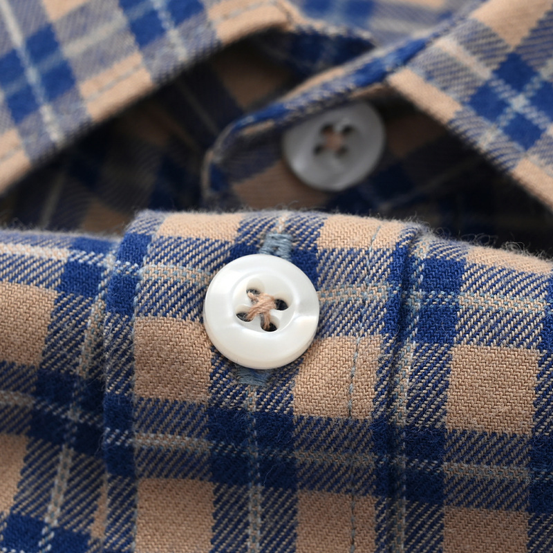 Custom High Quality 100%Cotton Shirts Regular Size Plus Size Stand Collar Long Sleeve Formal Dress Shirt for Men