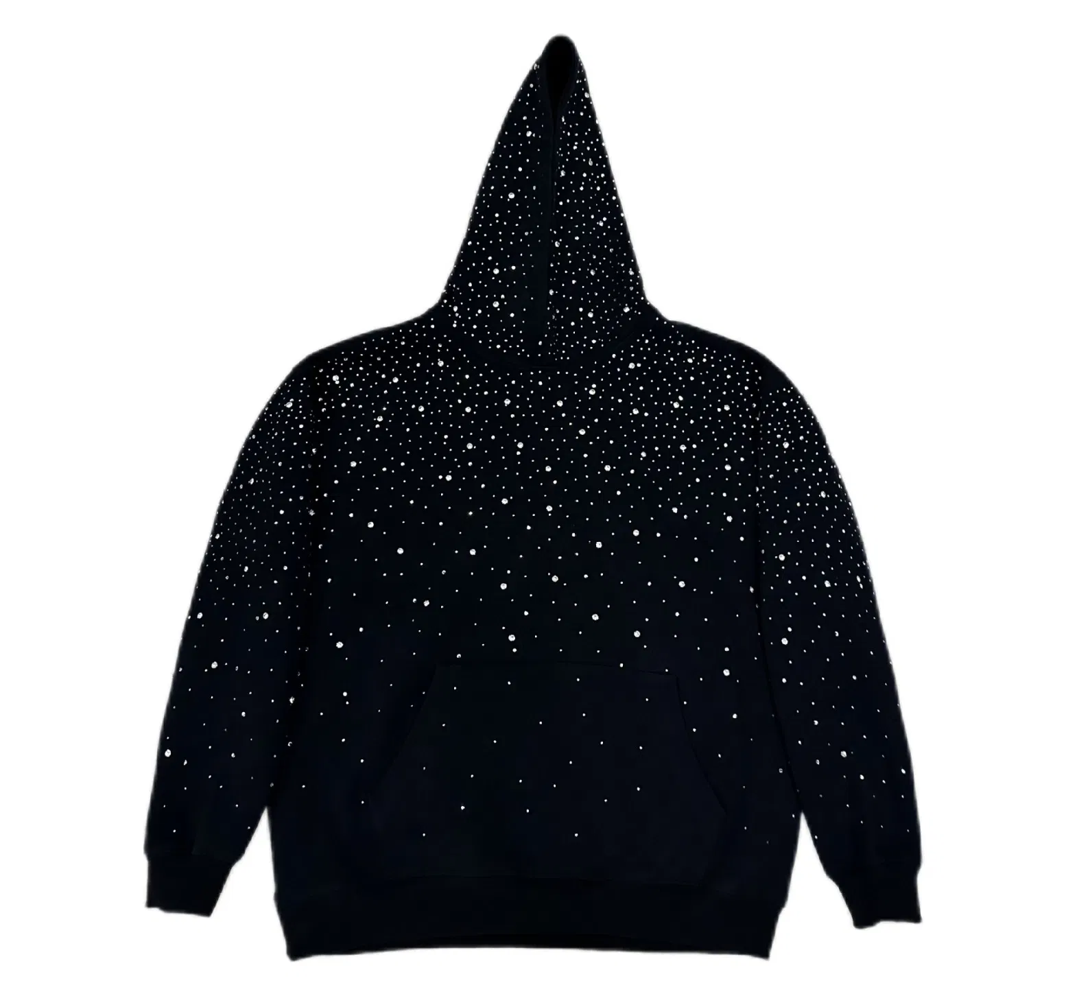 Rhinestone Pullover 100% Cotton Custom Hoodies Manufacturers Hoodie