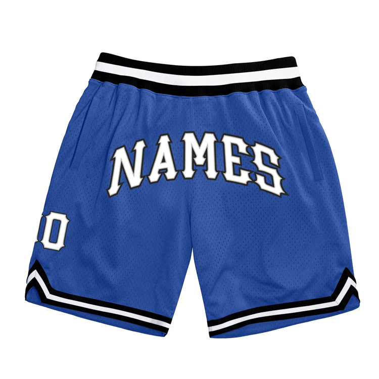 Factory Wholesale Custom Logo Throwback Basketball Shorts