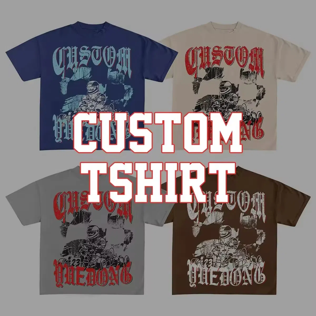 Acid Wash DTG Print Cotton Vintage Logo Tee Streetwear Mens Clothing Manufacturers Graphic Oversized Tshirt Custom T Shirt