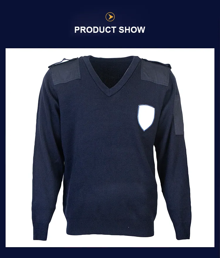 Security V-Neck Sweater Detail 4