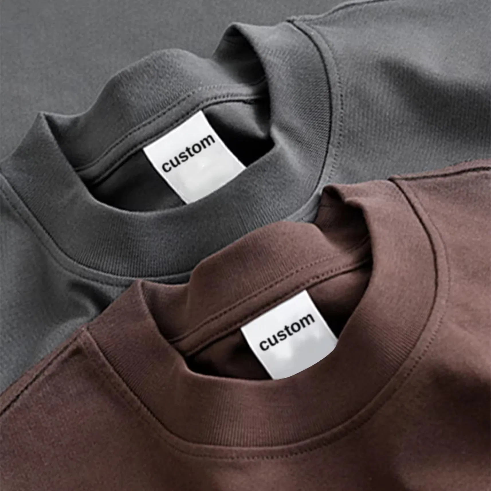 Wholesale Streetwear Embroidery 100% Cotton T Shirt High Quality Men Clothing Plain 220 260 280 GSM Custom Printing Oversized Heavyweight Blank T-Shirt