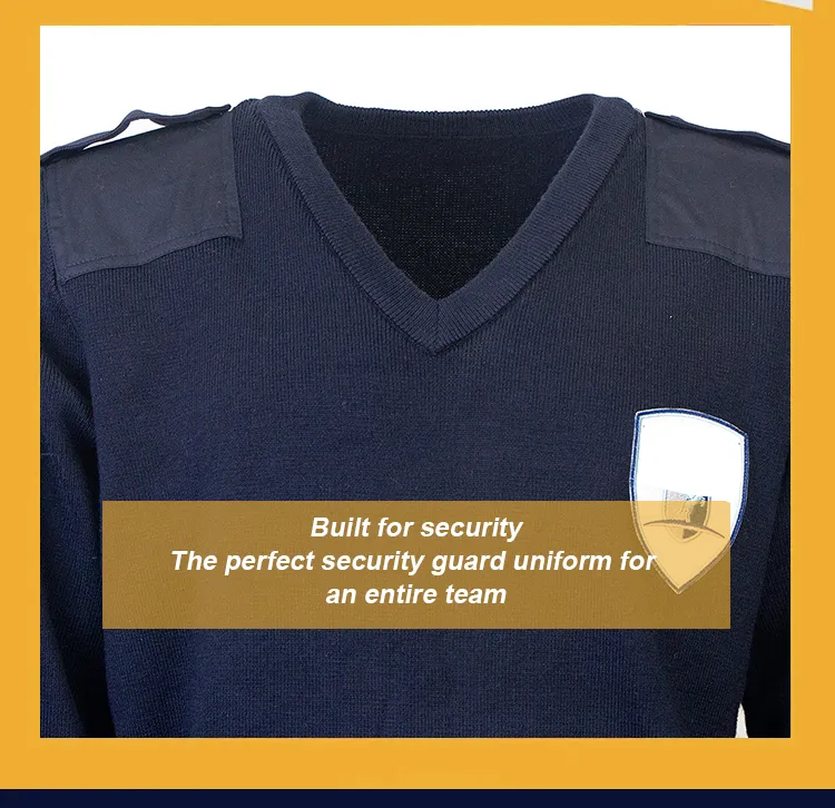 Security V-Neck Sweater Detail 3