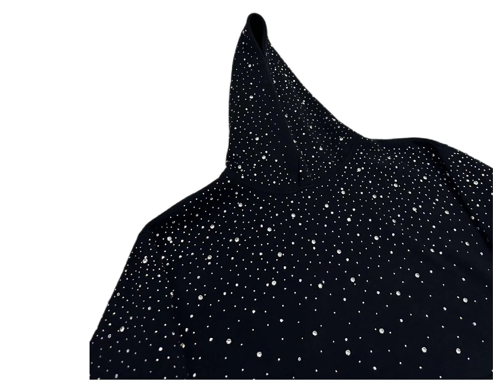 Rhinestone Pullover 100% Cotton Custom Hoodies Manufacturers Hoodie