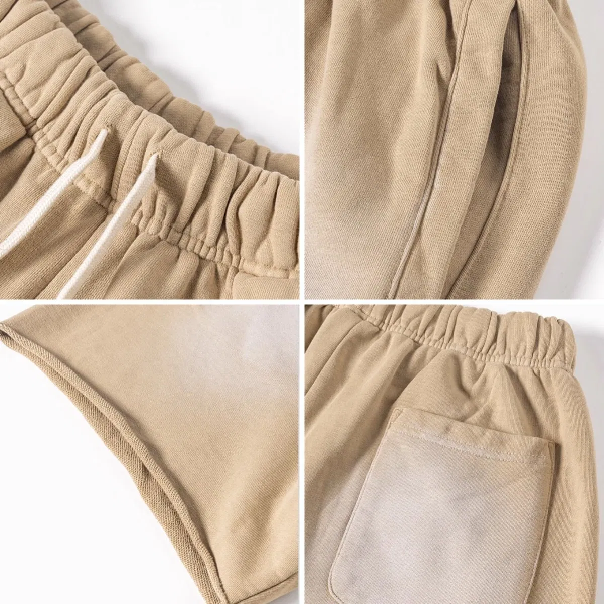 OEM Graphic Casual Sun Fade Vintage Summer Custom Plus Size Men′ S Sweat Manufacturer French Terry Acid Stone Cotton Wash Shorts