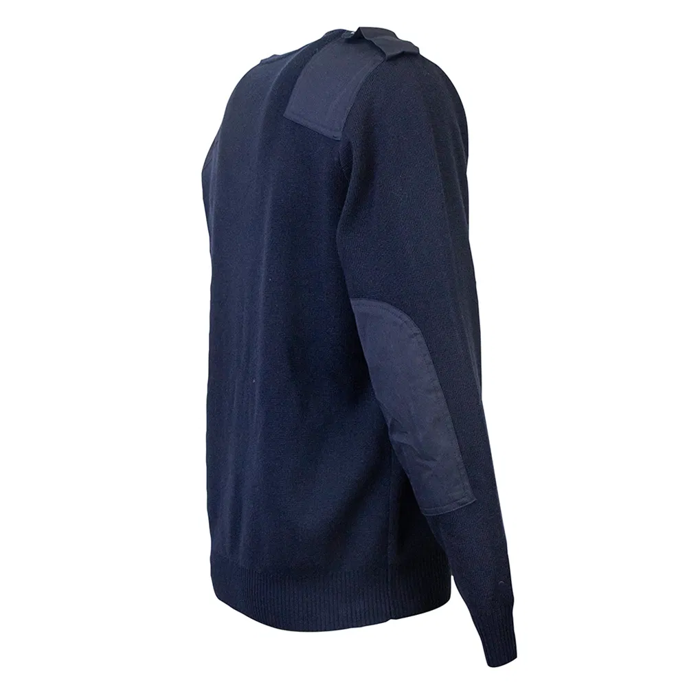Premium Wool-Blend Security V-Neck Sweater Custom Professional Security Apparel Manufacturer in China Tactical Sweater