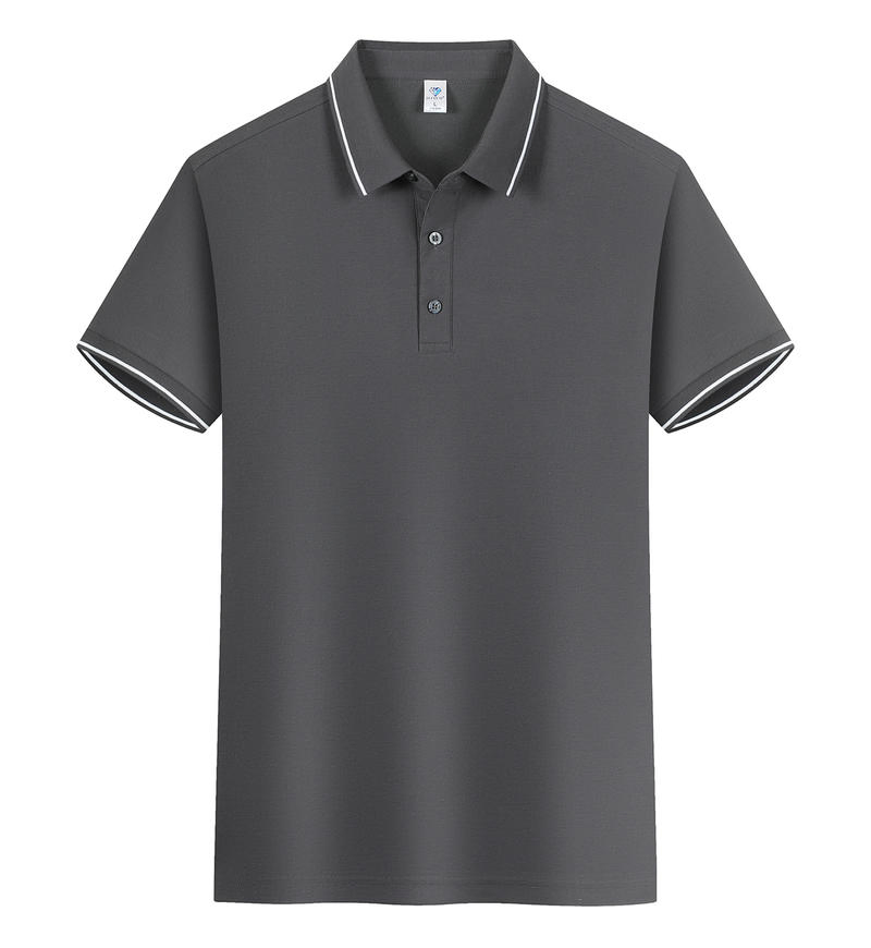 Custom Made Embroidered Logo Plain Women Men's Business Casual Wear Polo Shirt