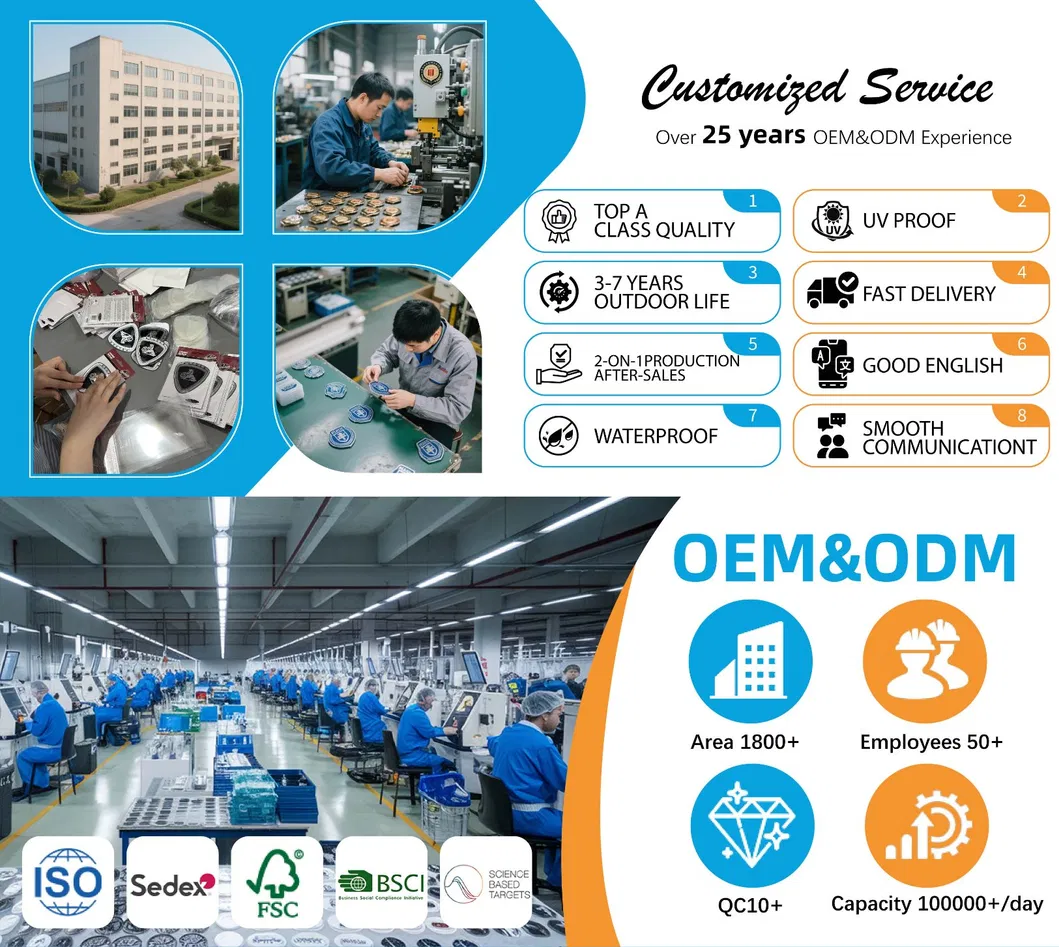 Premium Chrome Silver 3D Metal Car Emblem