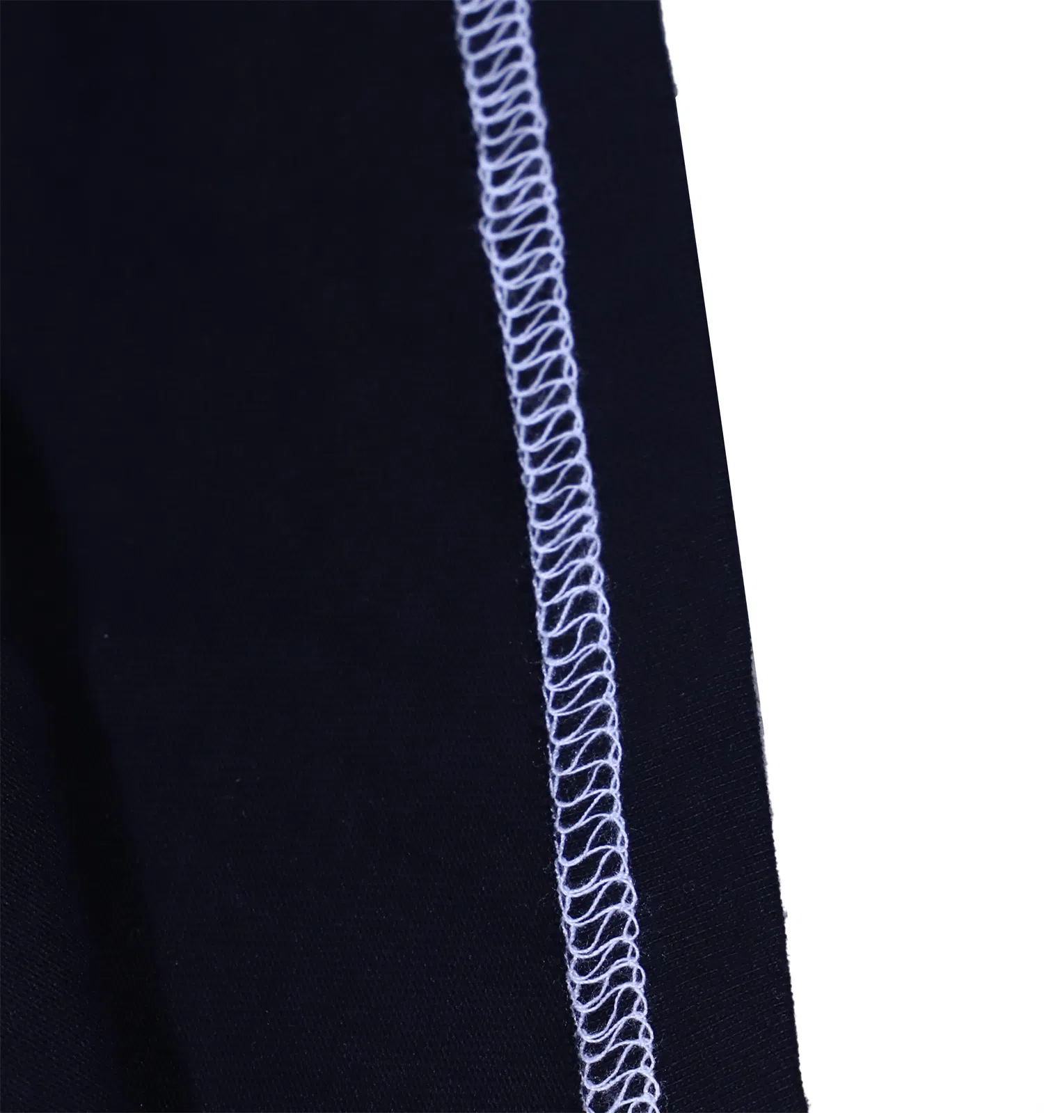 Manufacturer Custom Straight Leg Contrast Stitch Distressed Chenille Embroidery Logo Jorts Men's Polyester Jersey Jogger Shorts