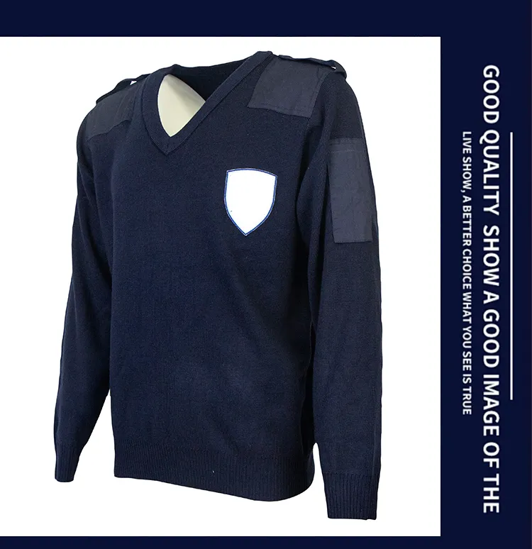 Security V-Neck Sweater Detail 5