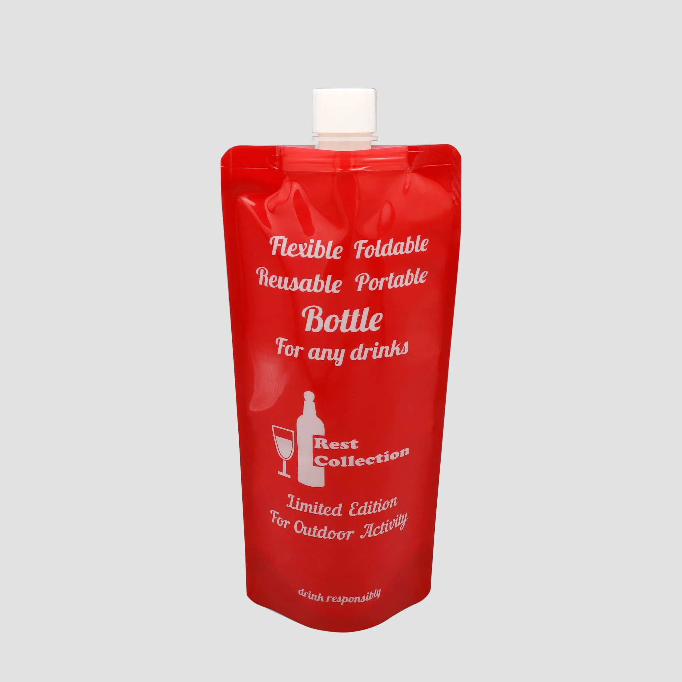 Biodegradable Suction Nozzle Juice Package Custom Juice Pouch Package