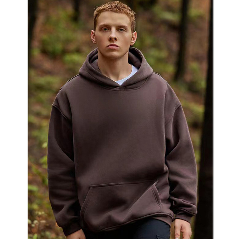 Ropa De Hombre Garment Clothing Autumn Spring Winter Outside Wear Custom Wholesale Cotton Plain Loose Plain Top Hoodie