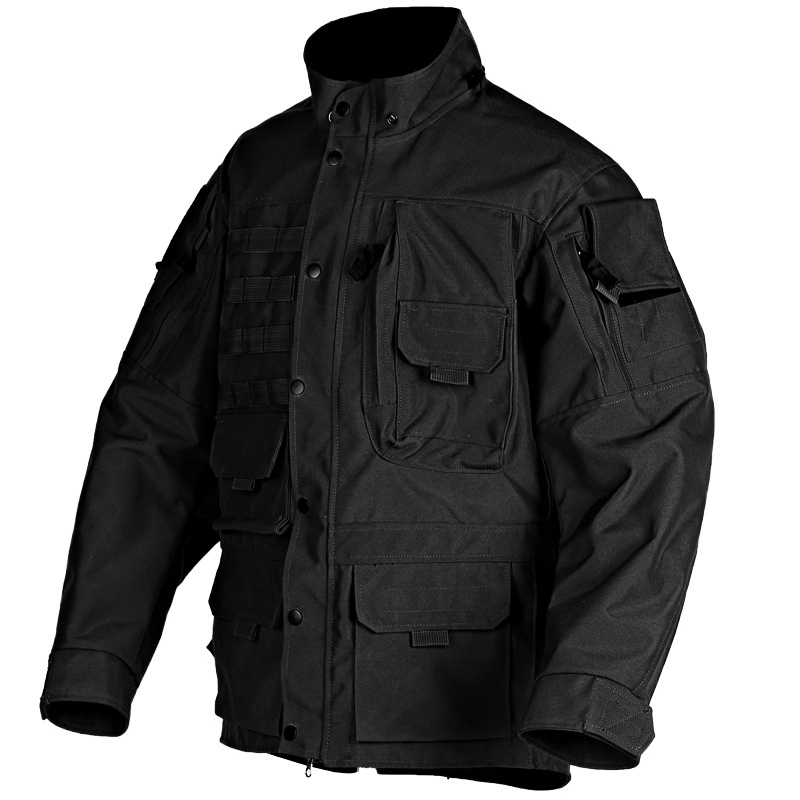 Custom Field Hoodie Training Outfits Cold-Weather Waterproof Men's Tactical Jacket