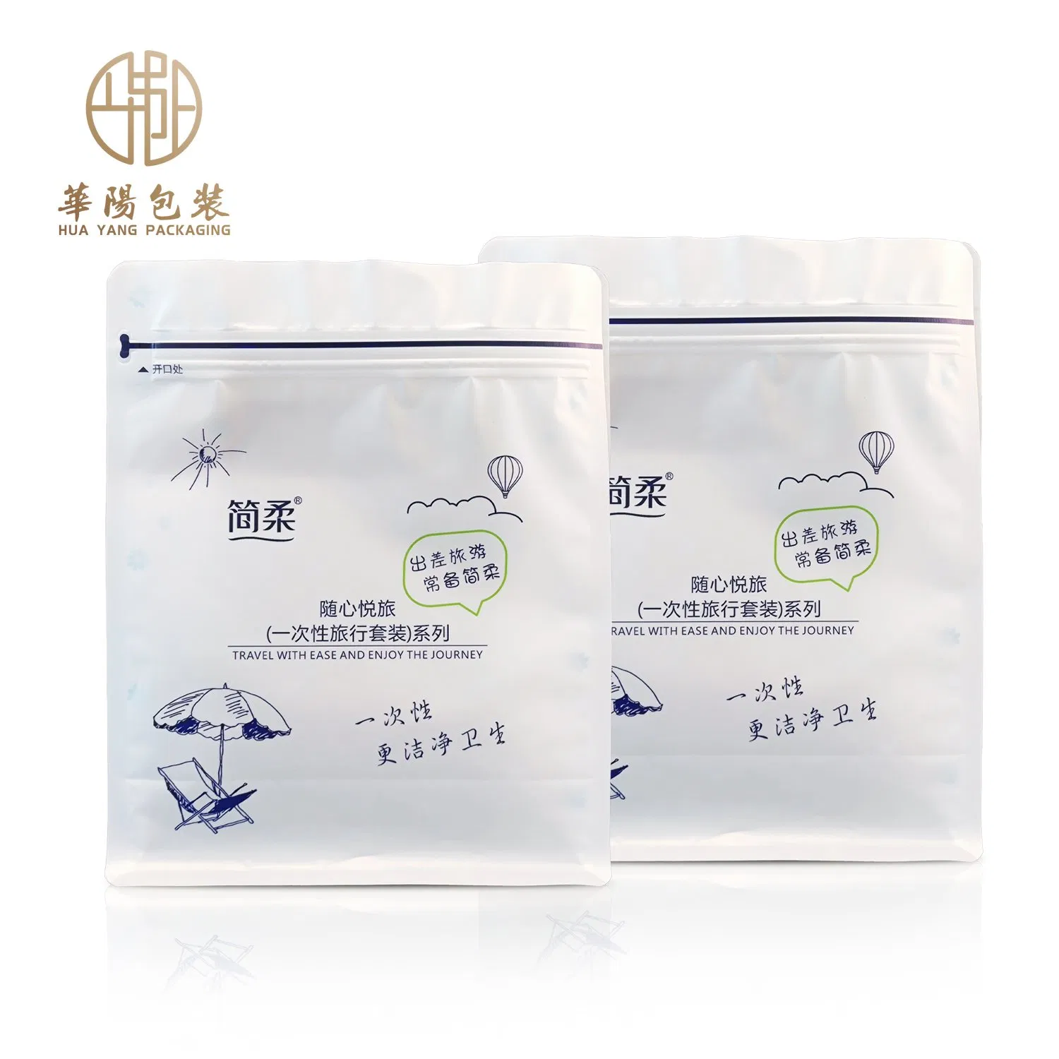 Custom Printed Design Resealable Zipper Packaging Stand up Mylar Package