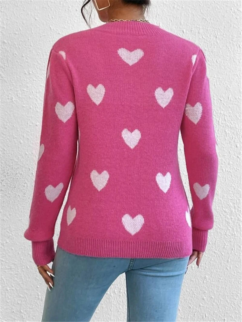 Knitted Sweater Custom Supply 2025 Spring-Autumn Women's Long-Sleeve Stylish Casual Pullover Knit Sweater Knit Sweater