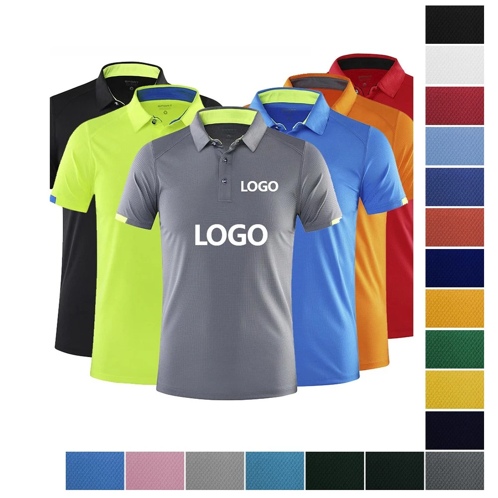 Custom Quick Dry Customised Printing Embroidered Logo Sports Uniform Men's Polo Shirt