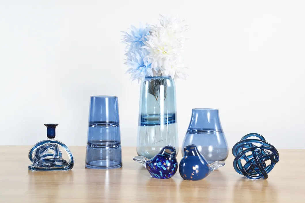 Glass Arts Crafts Blue Bird