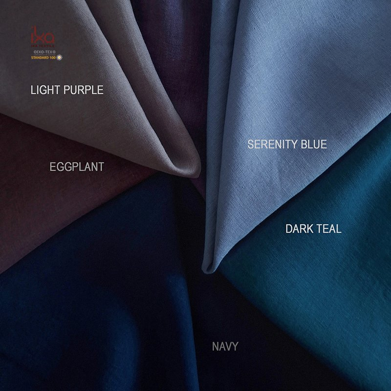 High Quality Solid Color Price Custom Printed Sofa Men T Shirt Garment Dyed French Linen Fabric for Clothing