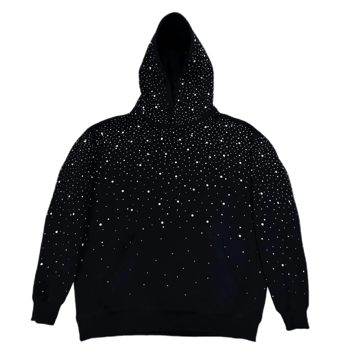 Rhinestone Pullover 100% Cotton Custom Hoodies Manufacturers Hoodie