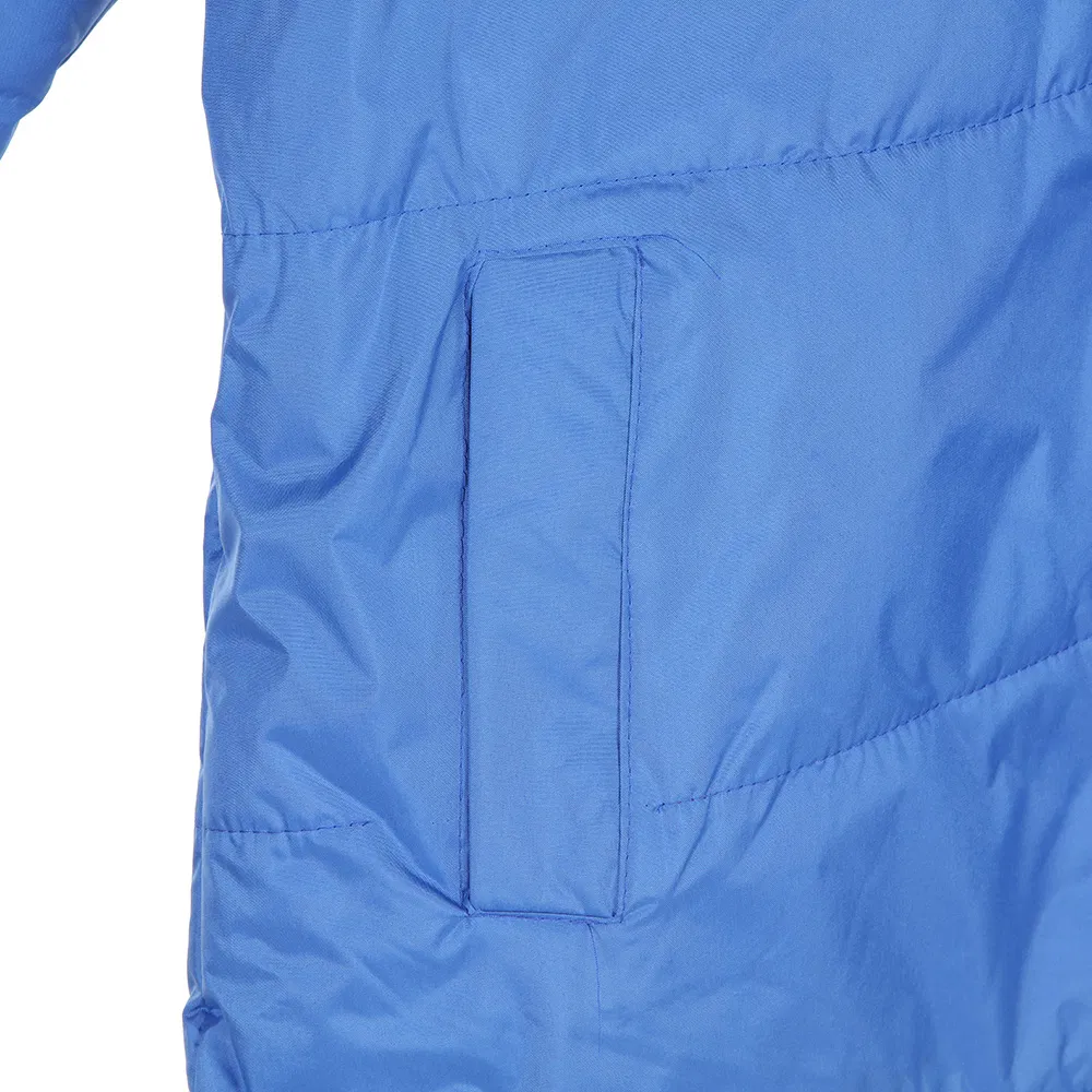 Custom Logo Men's Oversized Quilted Warm Winter Bubble Jacket with Cotton Padding