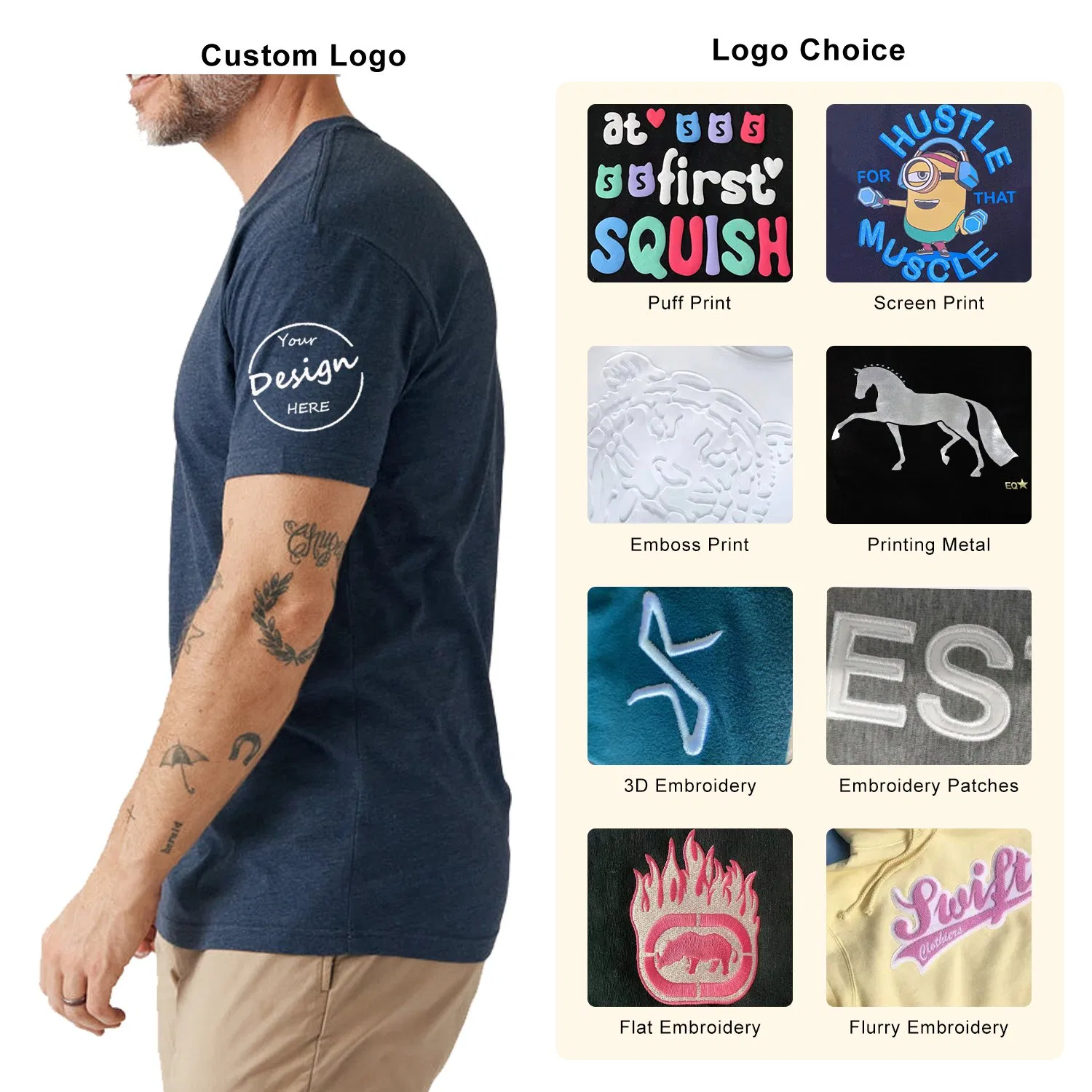 Custom Men's Tshirt Screen Print Plain Casual Basic Short Sleeve Muscle Fitted T-Shirt High Quality 100% Organic Cotton Tee T Shirt for Men Wholesale