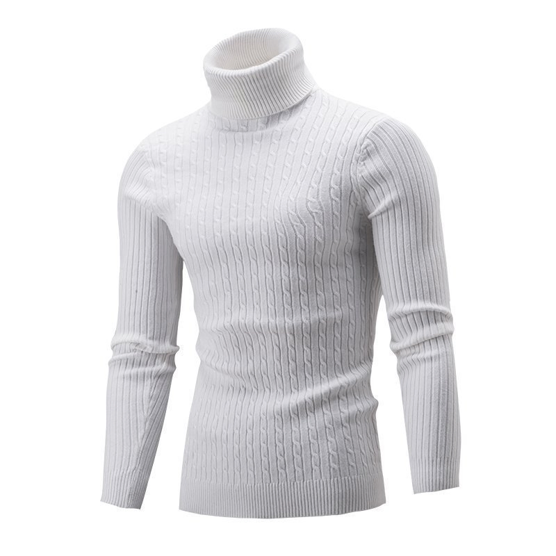 2024 Custom Logo OEM &amp; ODM Winter Knitted Sweater Pullover Men's Sweaters Knitted Fashion Men Clothes Knit Sweater Men