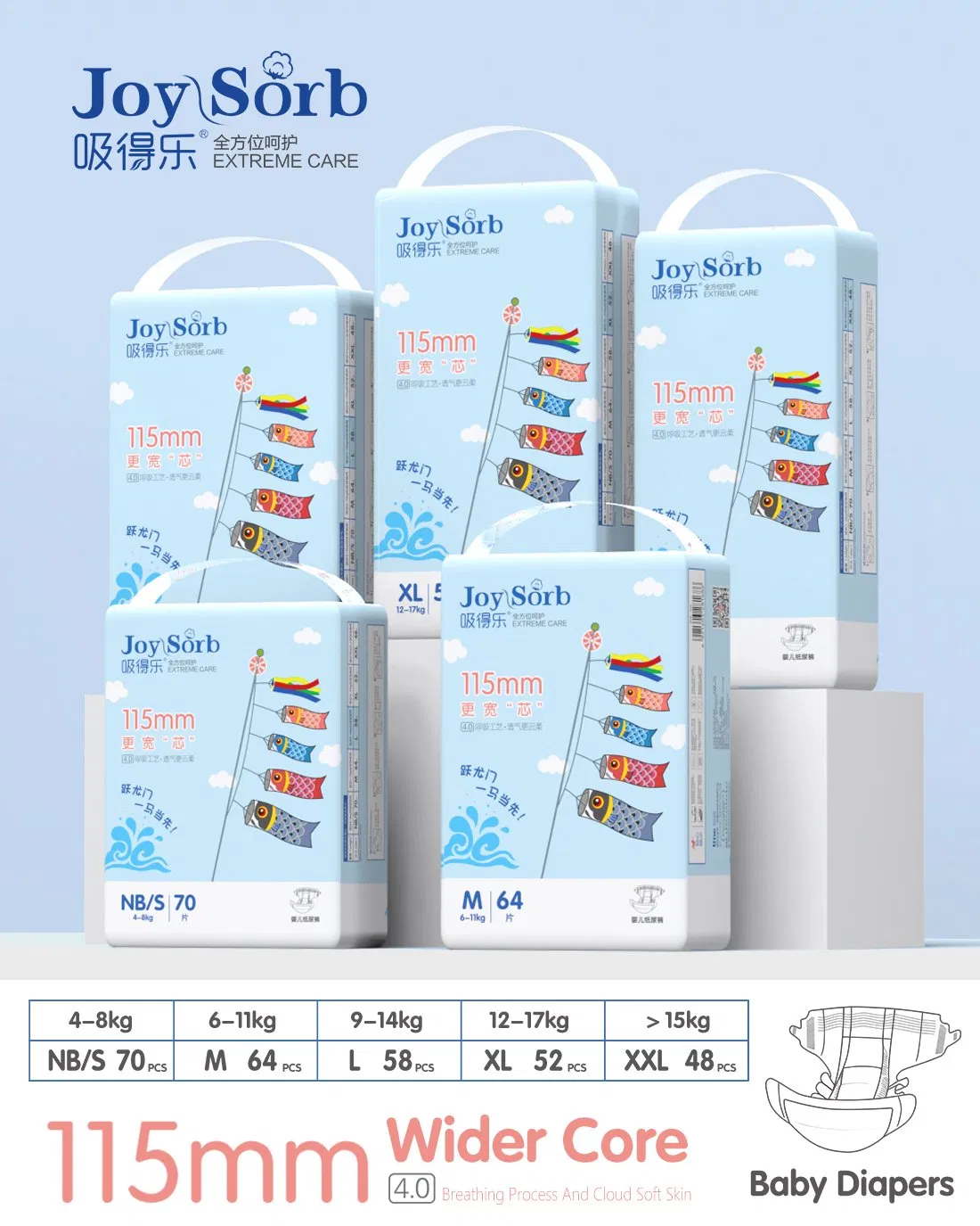 Free Sample OEM ODM Custom Wholesale Cheap Disposable Pull up Diapers Pants Manufacturer