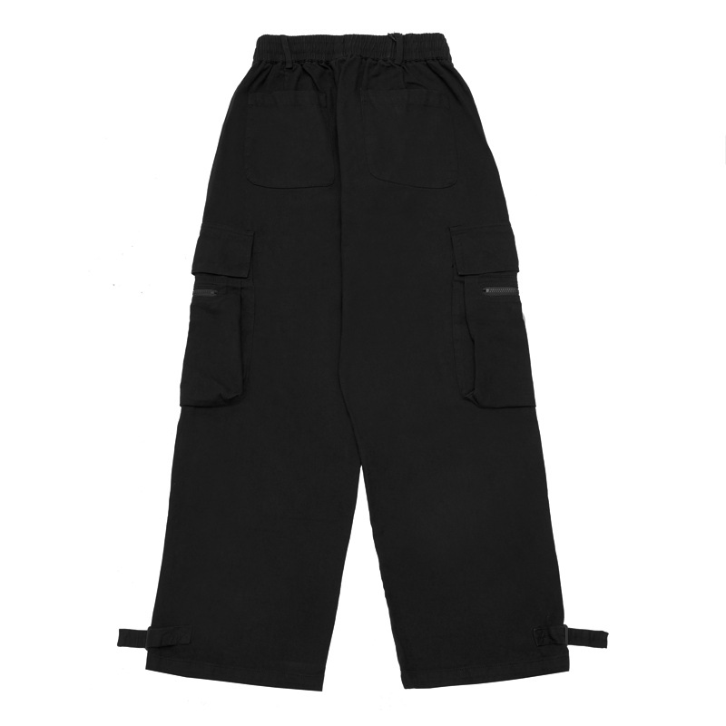 Clothing Manufacturers High Quality Custom Printed Jogger Baggy Fit Black Red Man Cargo Pants Drawstring Pattern