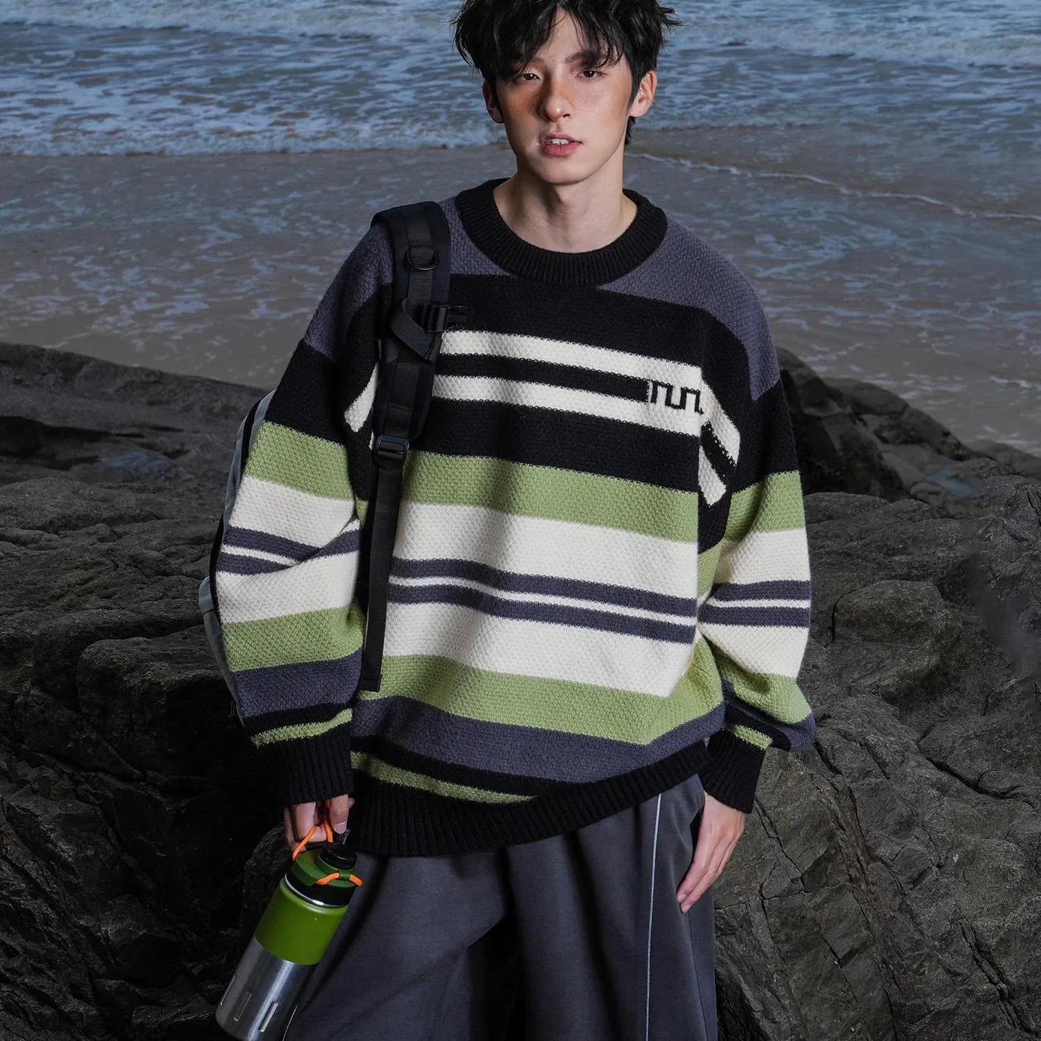 Men's Turtleneck Sweater 100% Pure Cashmere Long Sleeve Pullover Manufacturer Custom Wool Knitted Plain Sweater