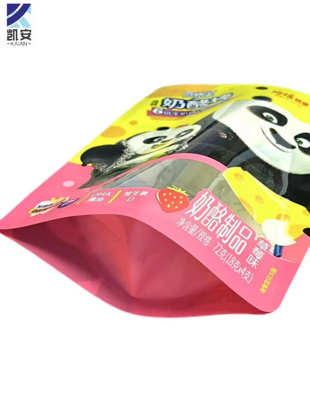 Ka Pack Aluminum Foil Laminated Plastic Mylar Custom Size Reclose Ziplock Doypack Coffee Snack Food Package