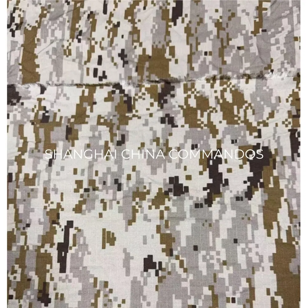Saudi Arabia Custom Cotton/Polyester Textile Fabrics Tactical Camouflage Fabric Manufacturer