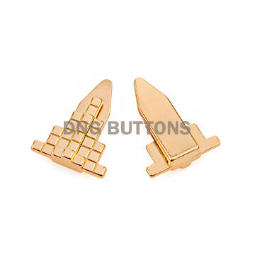 Garment Accessories Custom Antique Metal Logo Badges Plates Tag