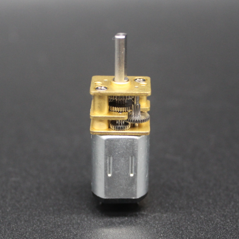 N20 Dc Gear Motor with Encoder for Door Lock Shaft Micro Metal High Torque Low Noise 6v 12mm Brush Micro Gear Motors