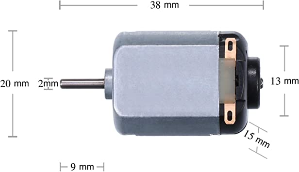 Mini Electric Hobby Motor 3V-12V 25000 RPM Powerful Magnetic Propeller with Shaft for Toy