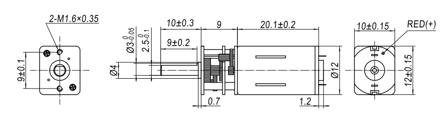 GM12AMN30 reference drawing